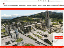 Tablet Screenshot of holcim.cr